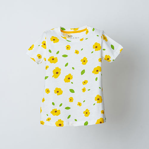 Poppy Floral Printed Tshirt