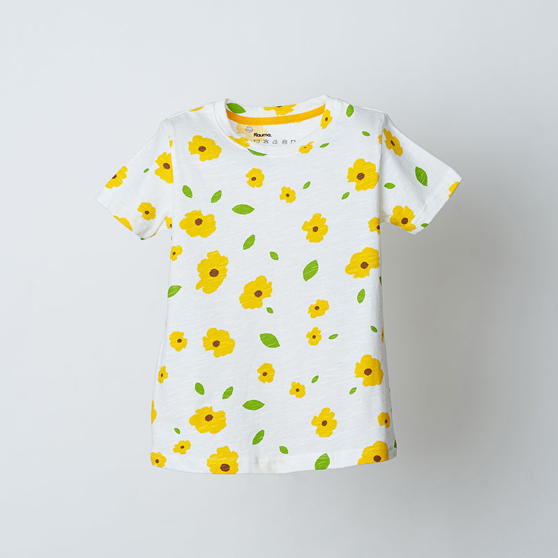 Poppy Floral Printed Tshirt