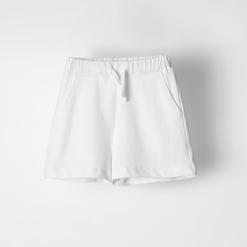 Solid White Shorts