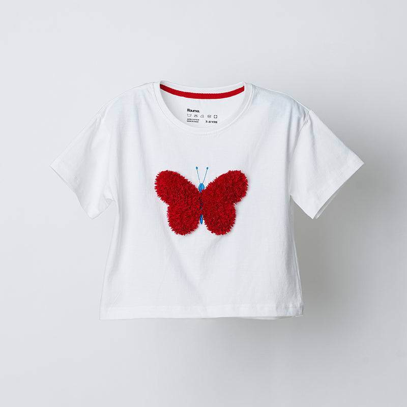 Butterfly Embroidered Tshirt