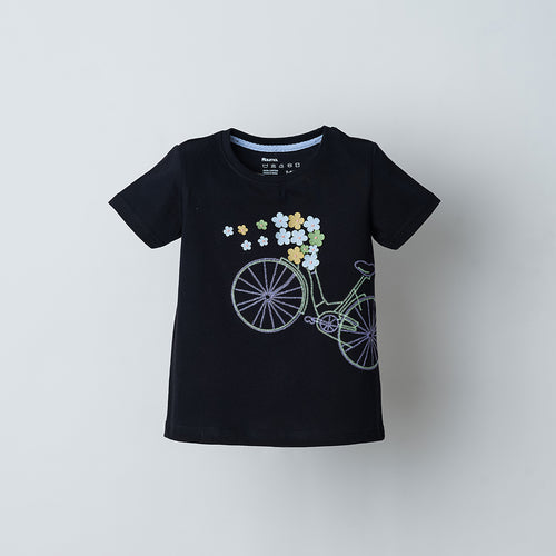 Bicycle Embroidery Tshirt