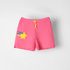 Pink Applique Shorts