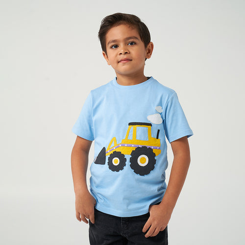 Blue Applique Tshirt