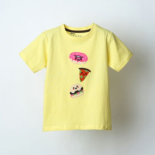 Yellow Applique Tshirt