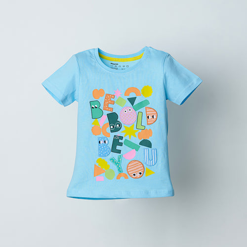 Blue Applique Tshirt