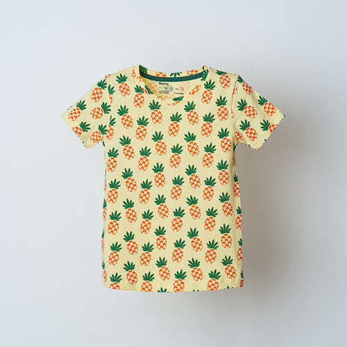 Pineapple Printed Tshirt