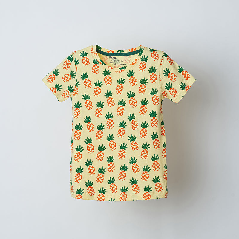 Pineapple Printed Tshirt