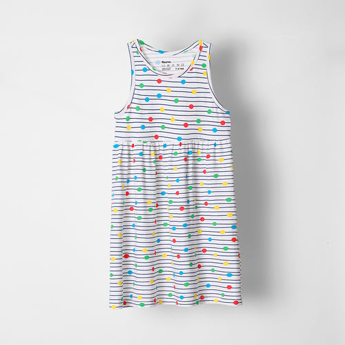 Printed Polka Dress - alt view