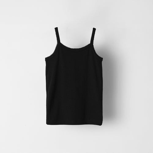 Black Solid Camisole - alt view