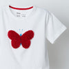 Butterfly Embroidered Tshirt