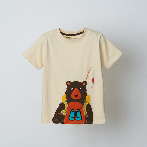 Bear Applique Tshirt - alt view