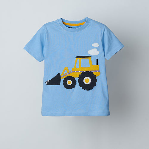 Blue Applique Tshirt - alt view