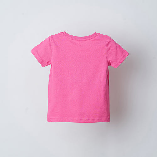 Pink Embroidery Tshirt - alt view