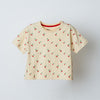 Cherry Embroidery Tshirt