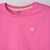 Pink Logo Embroidered Tshirt
