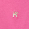 Pink Logo Embroidered Tshirt