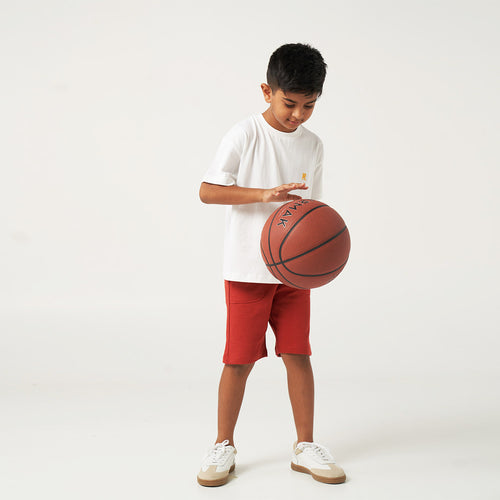 Rust Knit Jogger Short